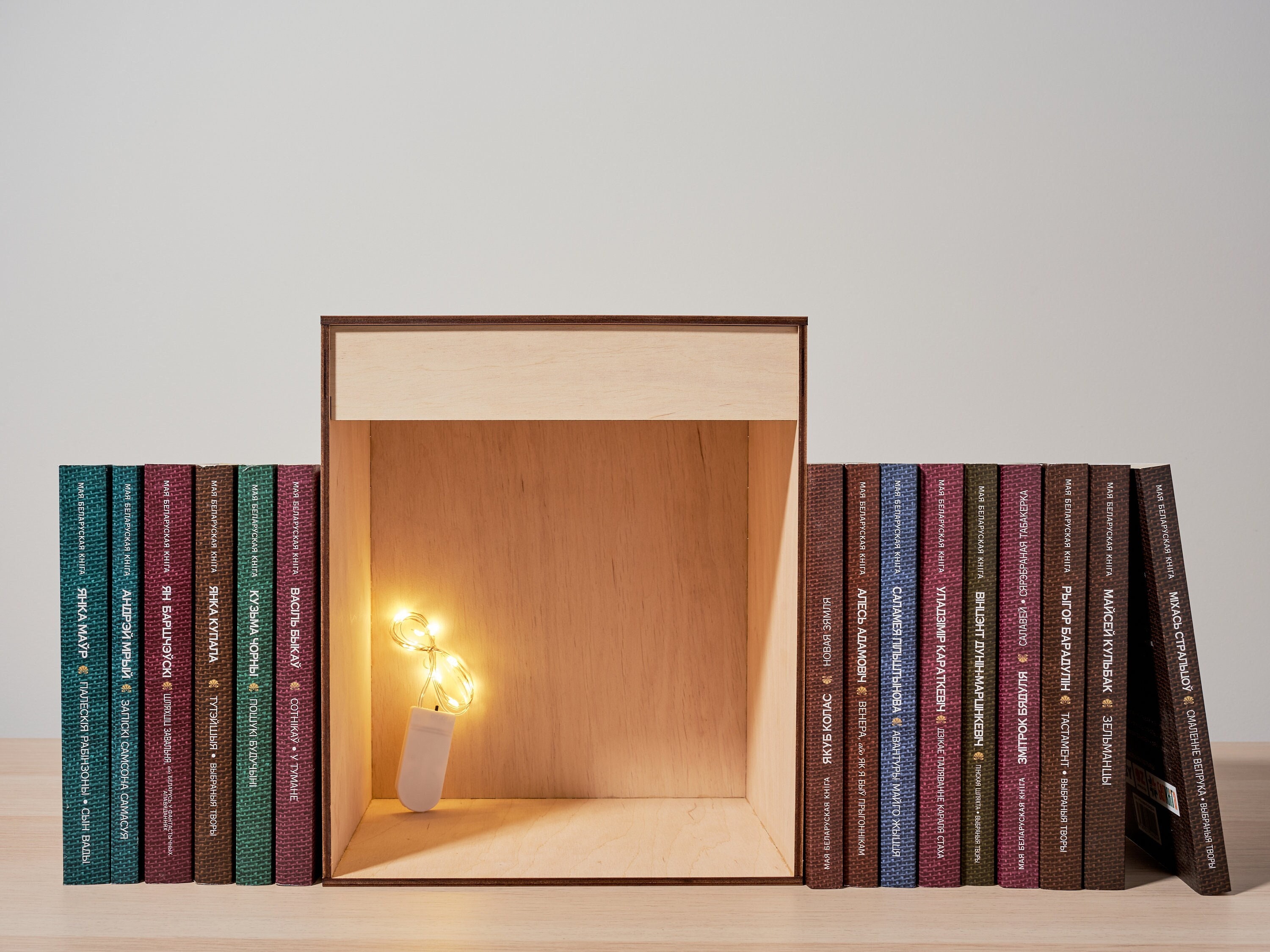 DIY Book Nook kit Bookshelf diorama box with LED lights strip Etsy