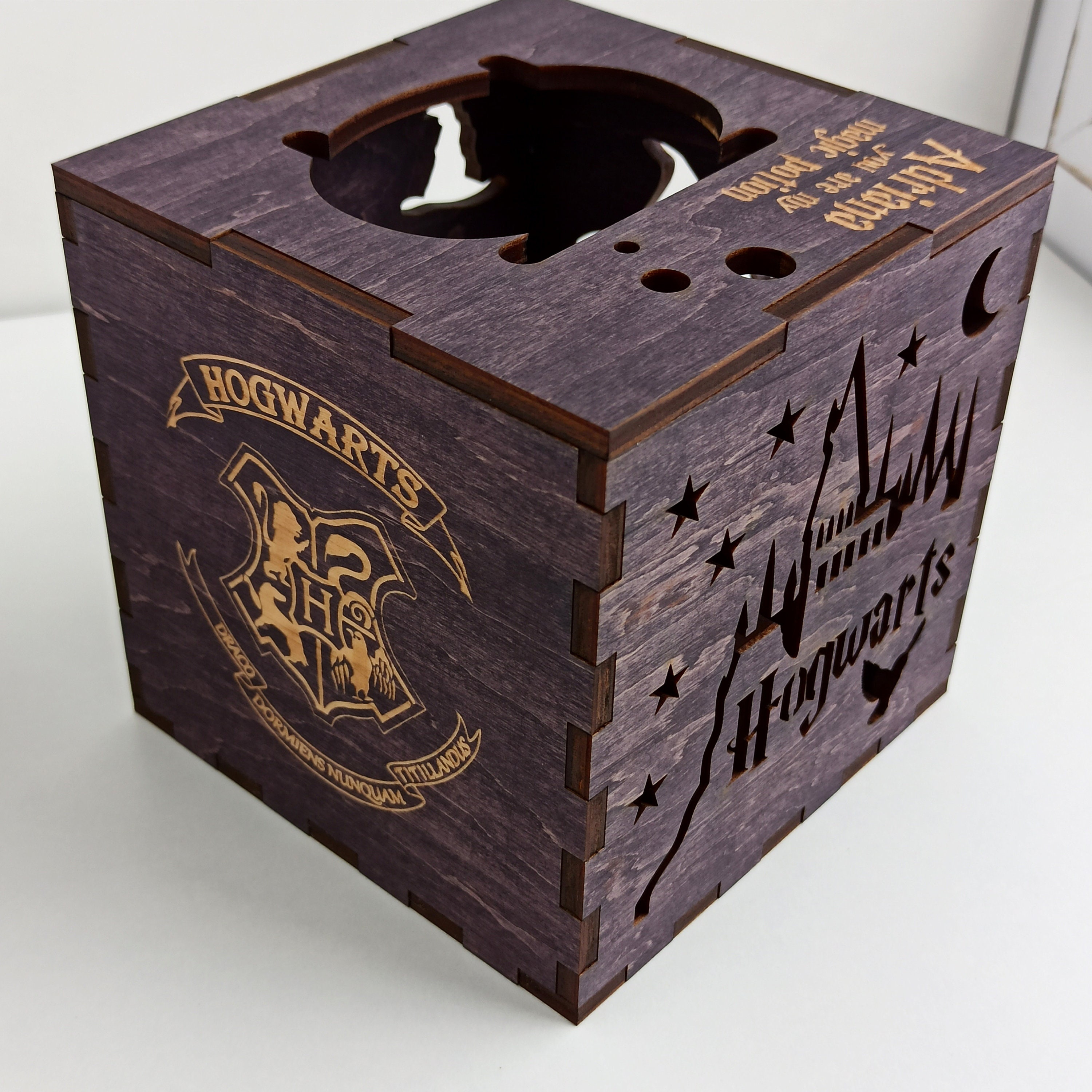 Harry Potter Personalized Light box Candle shadow box Etsy