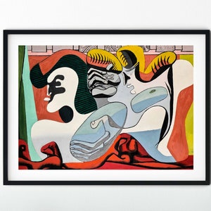 Le Corbusier Abstract Painting Poster Print | Wall Art | Wall Decor | Abstract Art | Home Decor | Art Exhibition Poster Print |