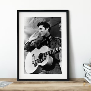 Elvis Presley Vintage Photo Print | Wall Art | Wall Decor | Elvis Presley Poster | Home Decor |