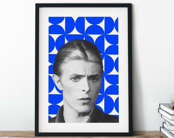 David Bowie Ziggy Stardust Abstract Art Print #2 | Wall Art | Wall Decor | Home Decor | David Bowie Poster | Ziggy Stardust |