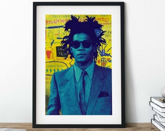 Jean-Michel Basquiat Vintage Style Print | Wall Art | Wall Decor | Home Decor |