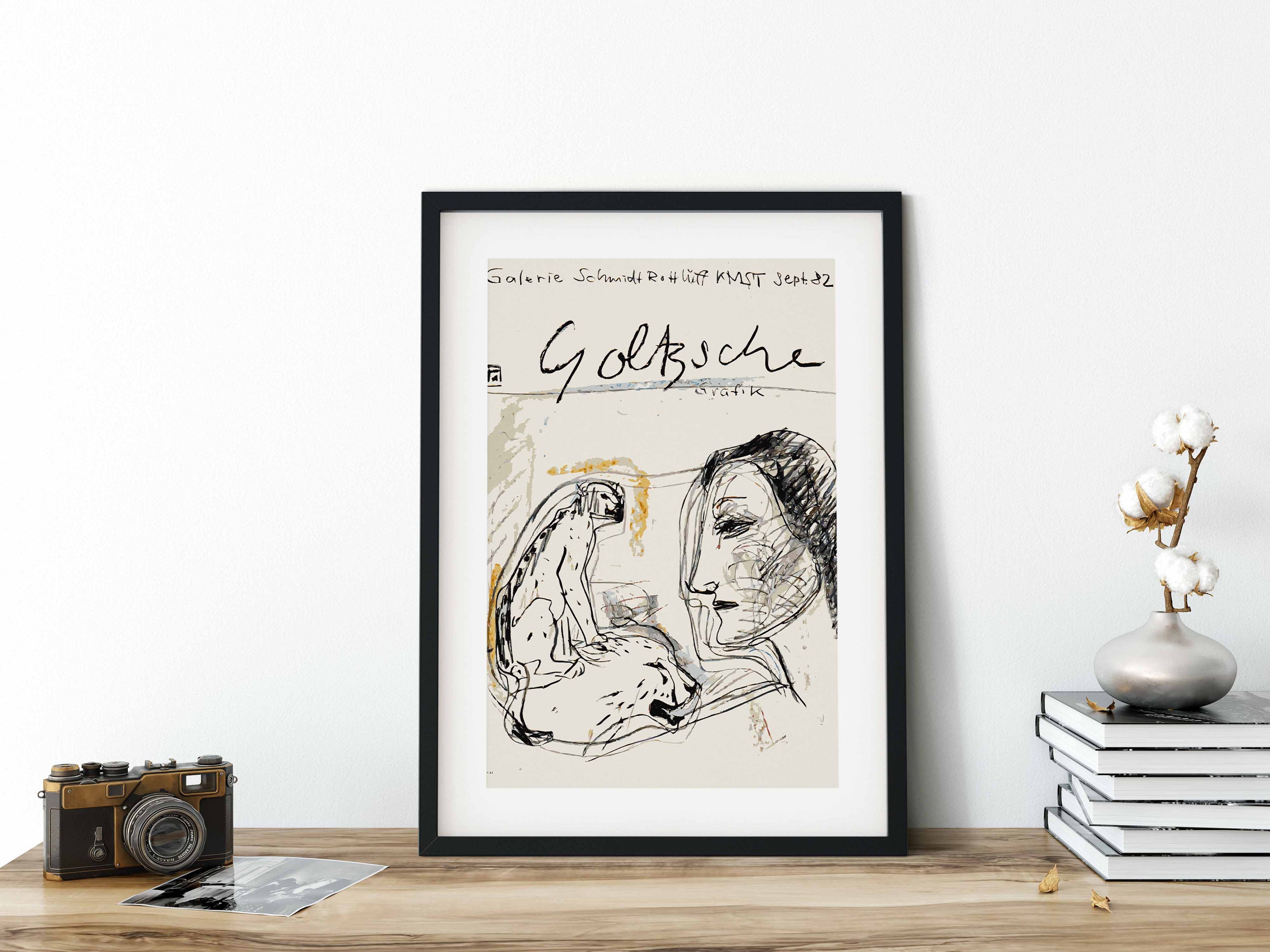 Vintage Art Gallery Poster Print 4 Etsy