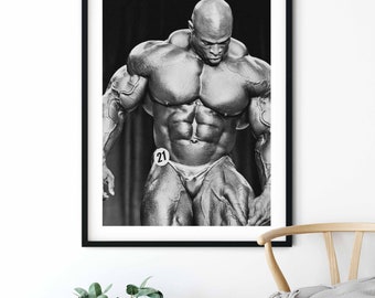  Bodybuilder Ronnie Coleman Heavy Weight Posters Weightlifting  Barbell Black White Art Prints Canvas Wall Art Prints for Wall Decor Room  Decor Bedroom Decor Gifts Posters 16x24inch(40x60cm) Unframe-s