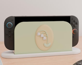 Nintendo Switch 2用抽象ドックカバー – ミニマルなアーチ型ボヘミアン