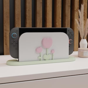 Tulip Dock Cover per Nintendo Switch 2 – Design primaverile floreale