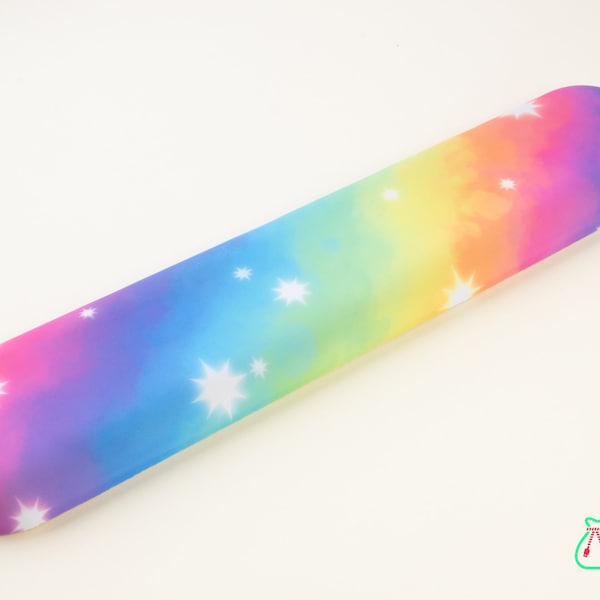 Rainbow Dust Design Keyboard Wrist Rest | For PC Setup | For Gaming