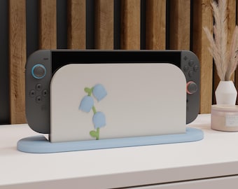 Nintendo Switch 2用抽象ドックカバー – ミニマルなアーチ型ボヘミアン