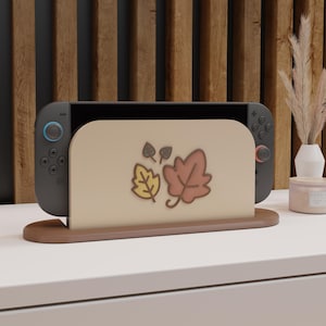 Little Leaves Dock Cover för Nintendo Switch 2 – Höstdesign