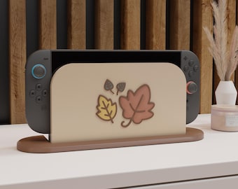 Nintendo Switch 本体 ジョイコン ドック オリジナルアートカバー Nintendo Switch 2用抽象ドックカバー – ミニマルなアーチ型ボヘミアン