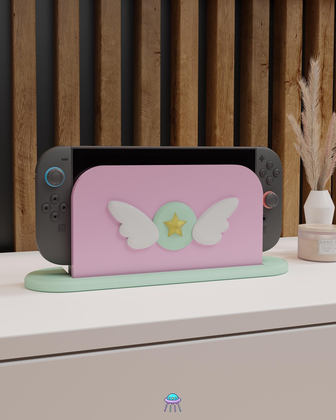 魔法少女ドックカバー（Nintendo Switch 2用） – かわいい天使の羽