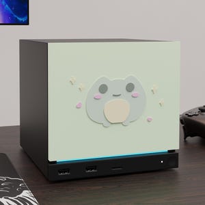 Froggy Faceplate for Valve Steam Machine – Cottagecore Design