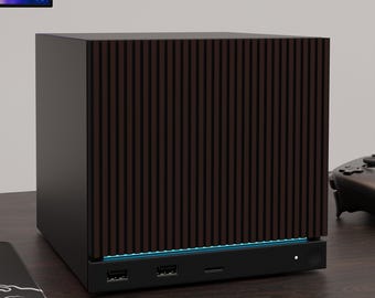 Pannello frontale in noce per macchina a vapore con valvola – Design minimalista