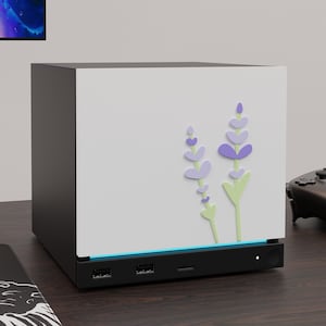 Lavender Faceplate for Valve Steam Machine – Floral Spring Design