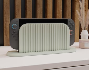Ribbed Dock Cover for Nintendo Switch 2 – Minimal Design, Multiple Colours