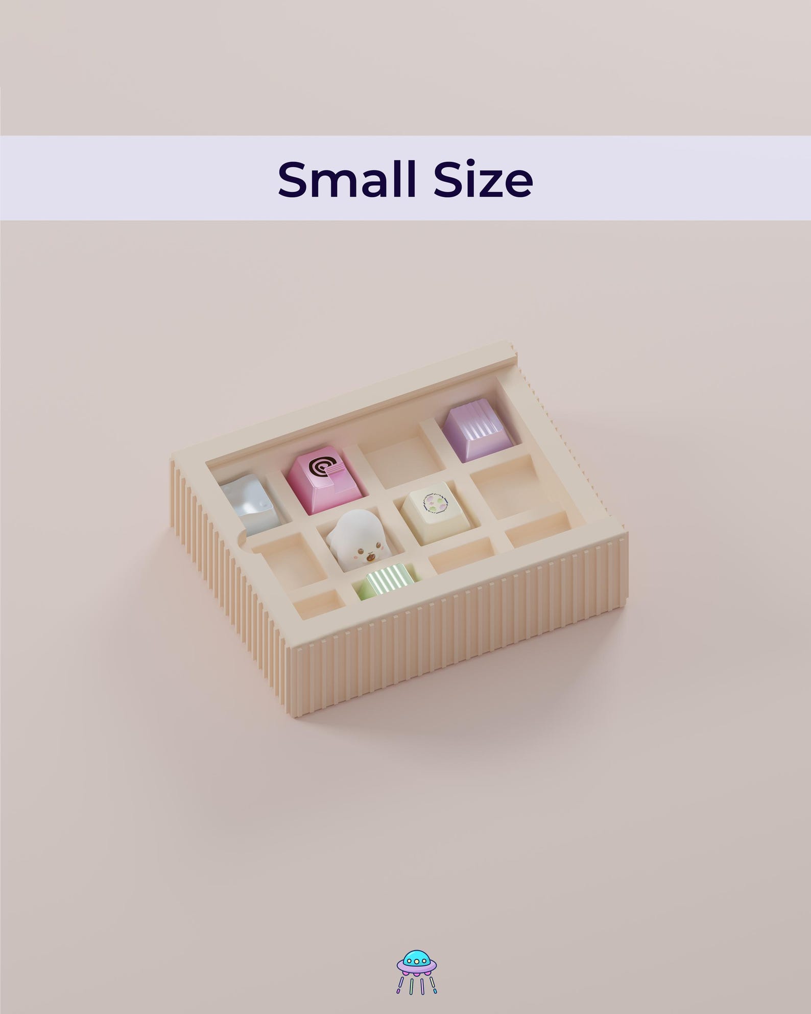Bento Artisan Keycap Tray With Stand – Display Box for 12 or 20 Keycaps ...