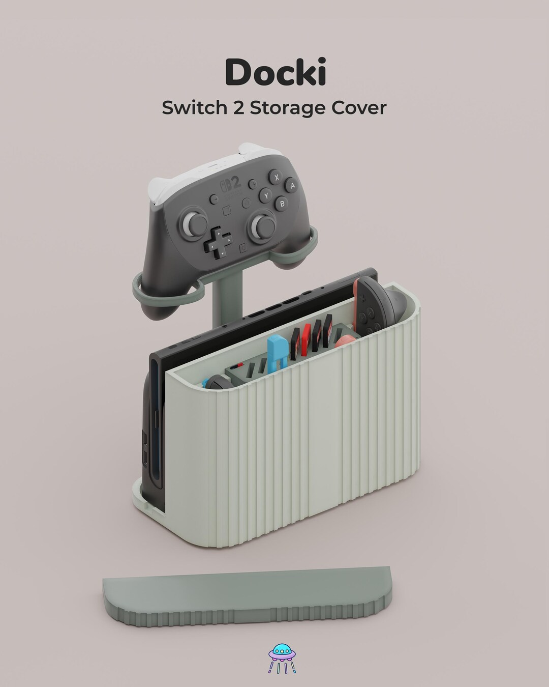 Docki – Nintendo Switch 2 Dock Cover With Storage and Pro