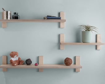 Stunning Modern Shelf Handmade from birch plywood with Brackets | Wooden Wall Shelf | Kitchen Shelve | Shelving Modern