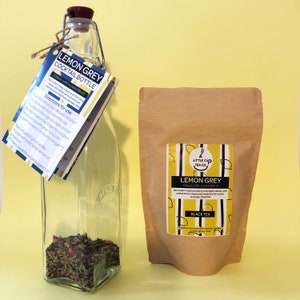 Tea Infusion Cocktail Bottle - Easy Feeler  OR Lemon Grey