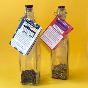 Tea Infusion Cocktail Bottle Bundle - Easy Feeler + Lemon Grey blends