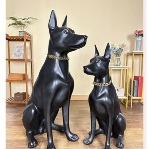 Life size doberman stuffed animal sales