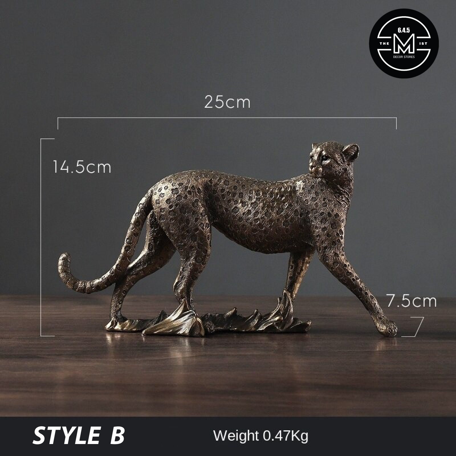 MD11138 European style retro Cheetah figurine leopard crafts Etsy