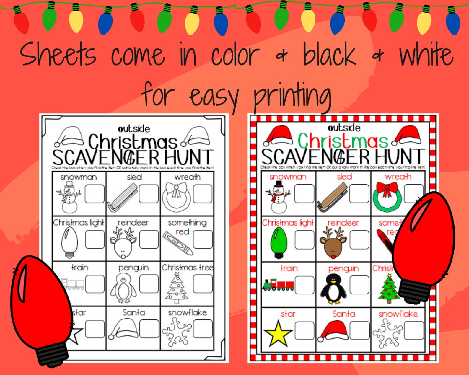 Christmas Scavenger Hunt Printable - Il 1588xN.3589968575 Ngoy 