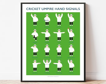 Cricket Umpire Hand Signals