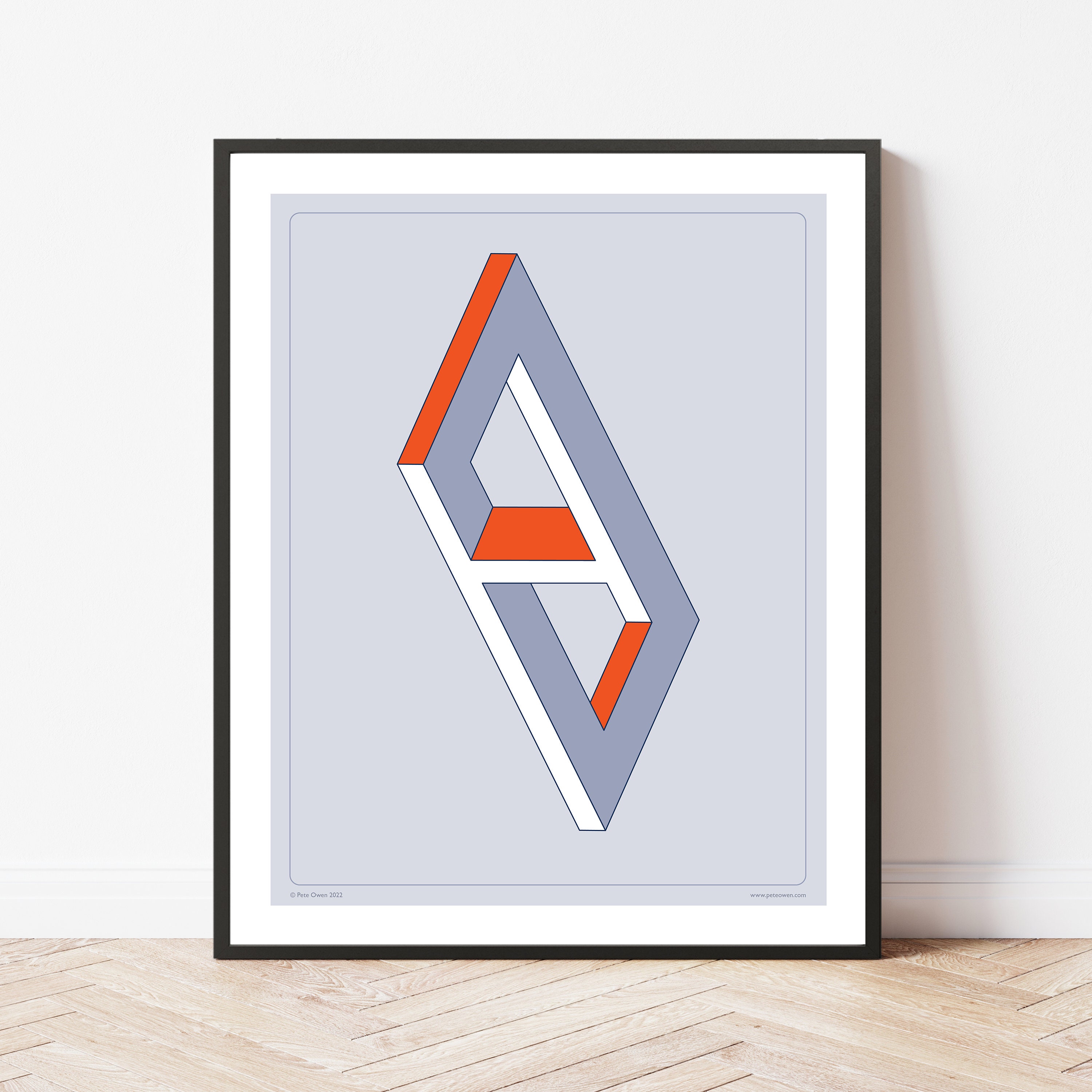 Optical Illusion Art Print