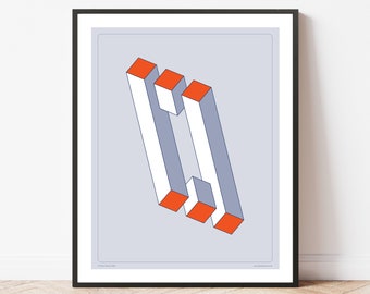 Optical Illusion Art Print