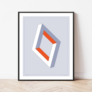 Optical Illusion Art Print