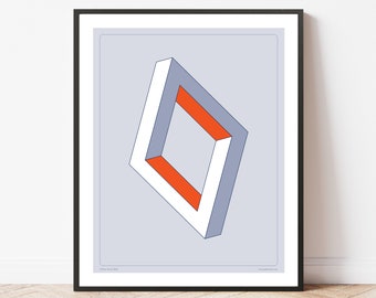 Optical Illusion Art Print
