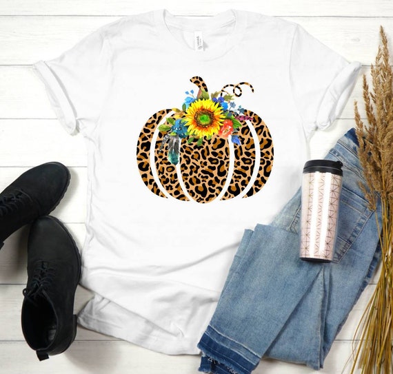 floral pumpkin shirt