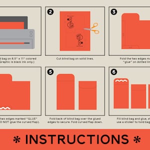 Printable Blind Bag DIY - 5 Sizes - PDF - Digital Download - Print at ...