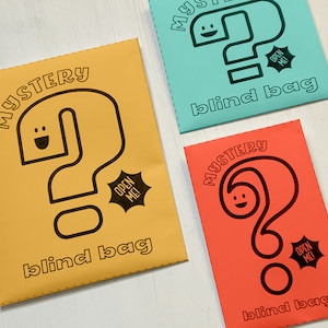 Printable Blind Bag DIY - 5 Sizes - PDF - Digital Download - Print at ...