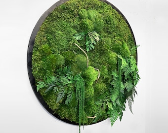 Custom Moss Wall Art Service: Living Green Wall Decor