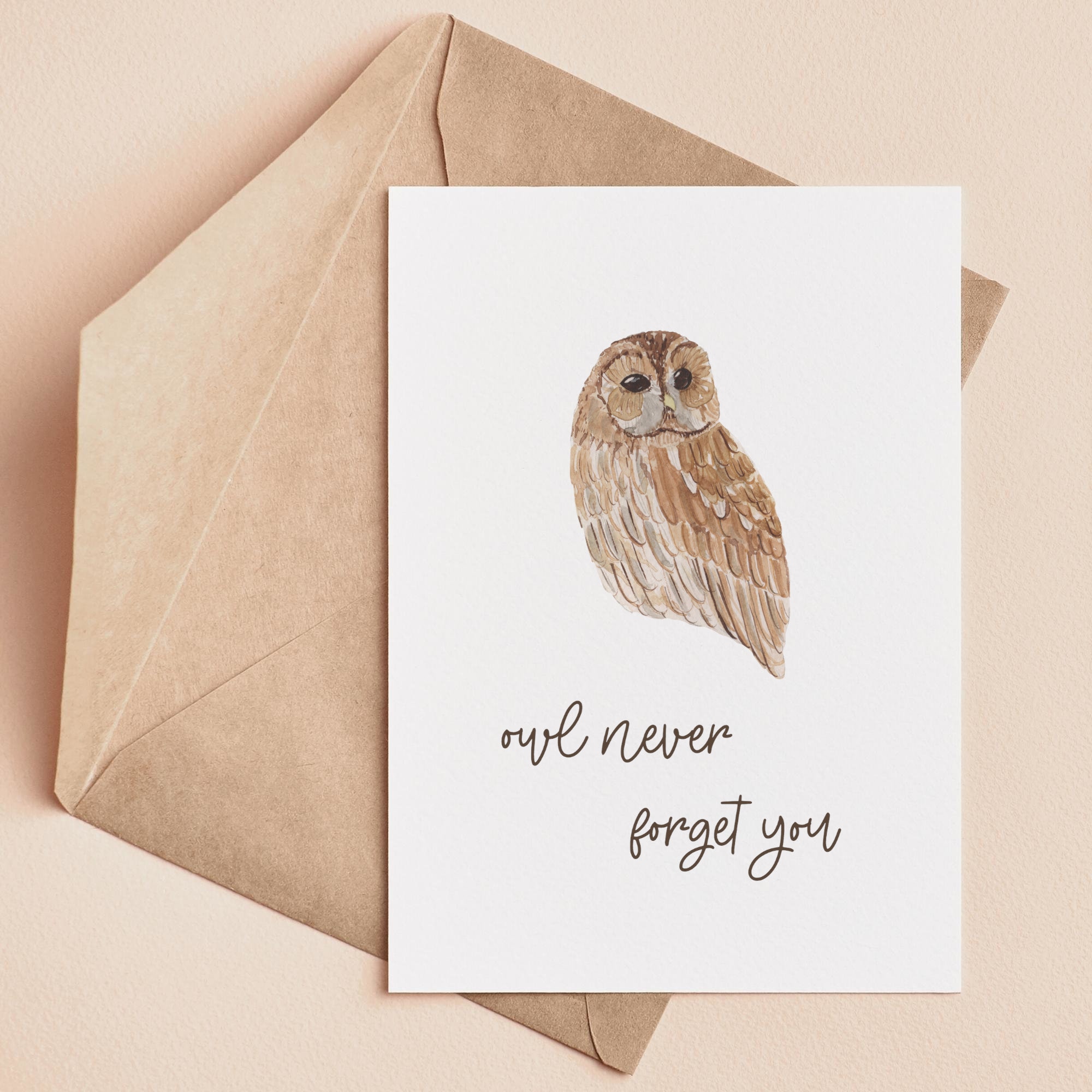 Printable Card | Owl Never Forget You | Teacher Appreciation | End Of Year Card | Last Day Of School