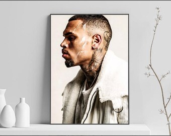 Art Poster 24x36 27x40 chris brown photoshoot T-775