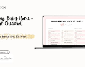Bringing Baby Home - Hospital Checklist | Templates | Printable Checklist