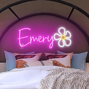 Letrero de neón personalizado / Letrero de neón / Regalos personalizados / Luces de neón LED / Letrero estético / Decoración de pared / Decoración de la habitación del hogar / Regalo de cumpleaños para niños