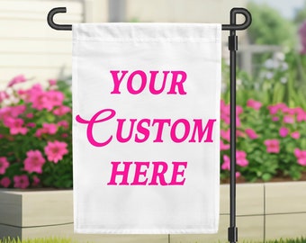 Bandera de jardín personalizada para decoración del hogar, bandera conmemorativa para mascotas, regalo de jardín personalizado, decoración de exteriores, decoración para fiestas, pancarta para eventos, regalo personalizado con bandera de jardín.