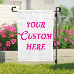 Custom Garden Flag Home Decor, Pet Memorial Flag, Custom Garden Gift, Outdoor Decor, Party Decor,Event Banner, Garden Flag Personalized Gift