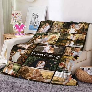 Custom Blanket Photo Gift Custom Photo Blanket Memorial Blanket Gift for Him Christmas Gifts Photo Gift for Her Personalized Gifts Etsy