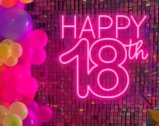 Regalo Luce LED Per 18° Compleanno, Bottiglia Luminosa Con Messaggio Personalizzato, Decorazione Per Festa, Bianco Caldo
