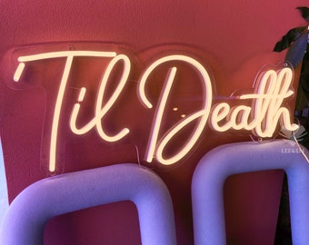 Custom Wedding Name Neon Sign, Aesthetic Room Decor, Personalized LED Sign, Wedding Neon Sign, Home Wall Art & Unique Gift, Gift for Her/Him