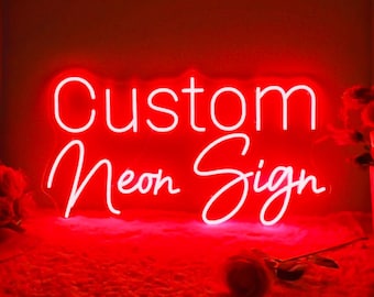 Custom Neon Sign, Neon Signs, Neon sign bedroom, LED Neon Sign, Neon Light, Wedding neon sign, Home Decor, Wall Decor, Personalized Gift