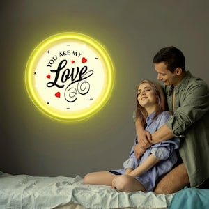 Liebe Leuchtreklame Benutzerdefinierte Leuchtreklame Valentinstag Neon, Led Neonlicht Hauswanddekor, Happy Valentines Day Decor, Valentinstag Geschenk für Paar