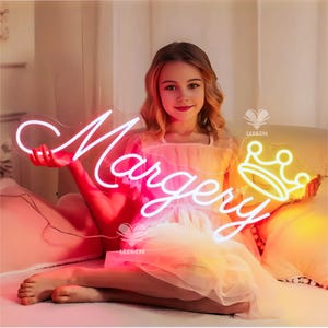 Custom Name Neon Sign For Kids, Led Name Sign Gifts for Her, Custom Led Sign Teenage Girl Gifts, Kids Room Decor Home Decor Gift For Kids