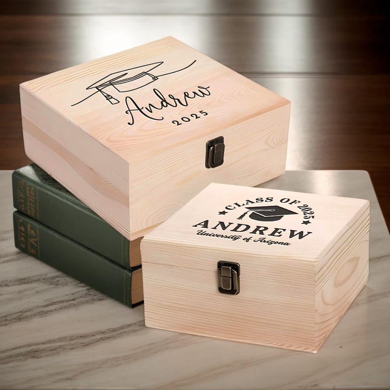 Graduation Memory Box, Personalized Gift Box, Graduation Gift Ideas ...
