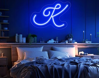 Custom Name Neon Sign Kids Room Decor, LED Letter Sign, Aesthetic Home Decor, Dorm Neon Name Sign, Neon Custom Sign, Christmas Gift for Kids